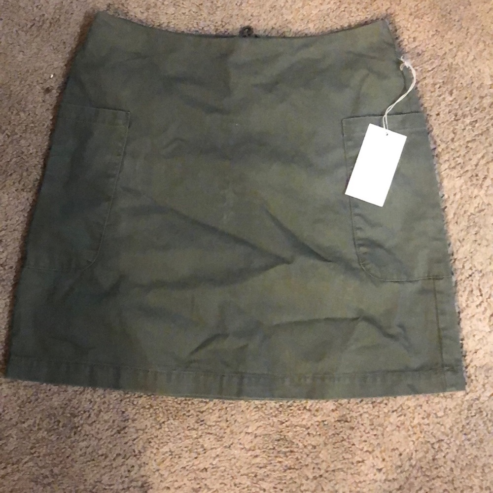 Green skirt
